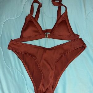 Stylish Brown Bikini Set